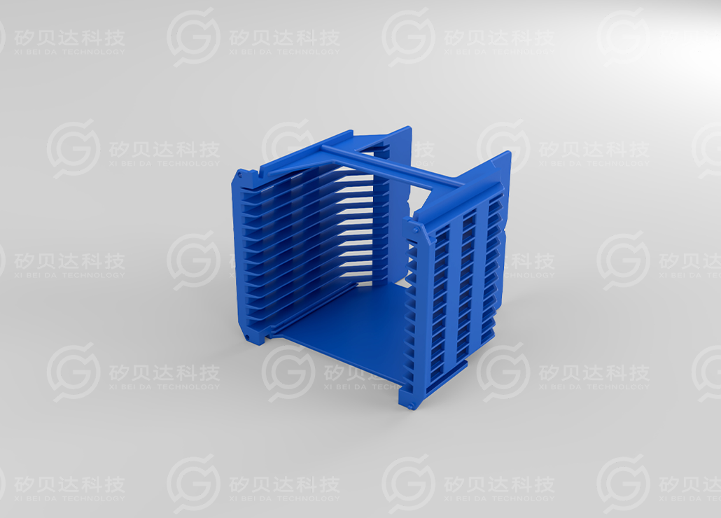 6英寸12槽-PP研磨清洗花篮